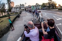 Horse & carriage ride to farewell dinner, Havana...photo by Ken H