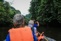 Longboating in Mulu National Park